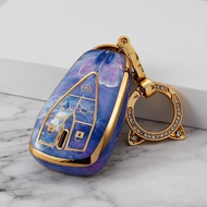3 4 5Button TPU Jade Pattern Car Key Box Cover Protection For Changan CS35 Plus CS55 Plus CS75 Plus 