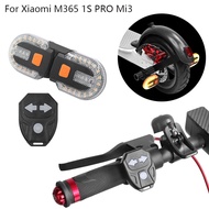 รีโมทคอนโทรล Skuter Listrik ไฟท้ายสัญญาณไฟ USB ชาร์จได้เหมาะสำหรับ Xiaomi M365 1S Pro ความปลอดภัยอุปกรณ์ขี่จักรยาน Nigh