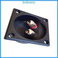 KOK Silver Coppers Banana Socket Speaker Terminals Speaker Connection Box Speaker Access