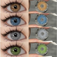 eyeshare Cosplay Contact Lens CYPRUS Series Gray Green Natural Contact Lenses With Case Annual