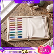 magideal Aluminum Interchangeable Circular Knitting Organized Circular Knitting Needle Set with Case