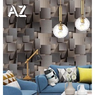 Aesthetic Square Layer Wall Paper 8m to 9m 45cm