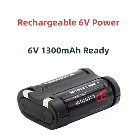 6V 1300mAh Digital Batteries for SONY 2CR5 2CR-5W 2CP3845 Camera Rechargeable Lithium Battery