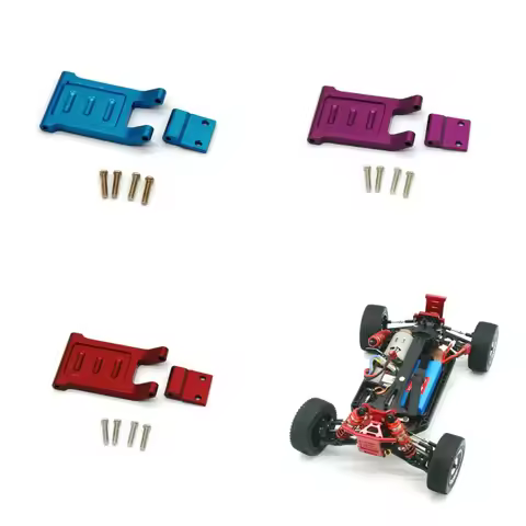 WLtoys 124016 124018 1/12 RC model remote control car metal upgrade accessories rear bumper LC RACIN