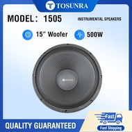 【TOSUNRA】Speaker15 Inches 500 Watts Stereo Mono Car Instrument Subwoofer Amplifier Bass 1505