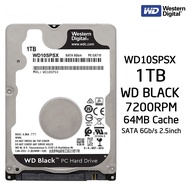 1 TB HDD 2.5" (ฮาร์ดดิสก์โน้ตบุ๊ค) WD BLACK 7200RPM SATA3 (WD10SPSX) WARRANTY 5 - Y