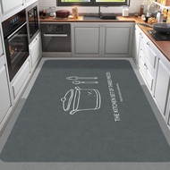 Kitchen Floor Mats Absorb Water Oil Absorbent Anti-Slip Foot Mats Household Large Area Full Mats Anti-Slip Dirt-Resist