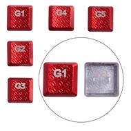 BT DIY Custom Keyboard G1-G5 Key 5Pcs Backlit GL Tactile Switch Keycap w Texture Non-slip Cover for 