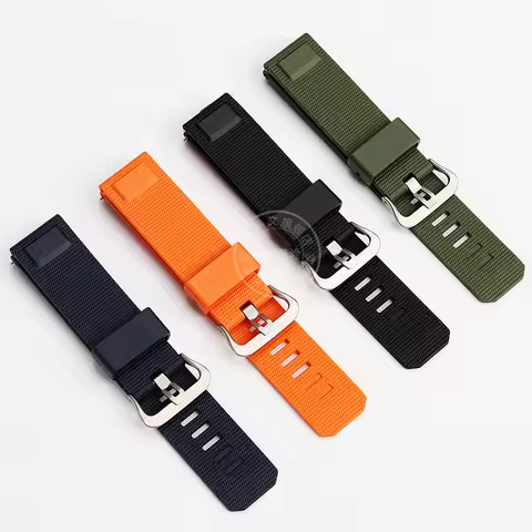 Silica Gel Watch Strap For Casio PROTREK PRT-B50/B70 PRW-35/60/61Y Waterproof And Soft Sport 23mm Ma
