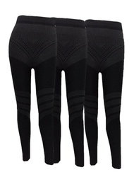 [ซื้อ 1 แถม 2] Lalita เลกกิ้งกระชับสัดส่วน  สีดำ กางเกงลดน้ำหนัก กางเกงขายาว เลกกิ้ง กางเกงซับใน กาง