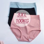 Panties M to XXXL - Cotton High Waist Full Coverage
