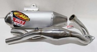 ท่อสูตร ท่อแต่ง ทรง FMF4.1 ตรงรุ่น CRF 250 / 300 L M Rally สีเงิน