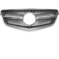 Front Grille Racing Grill Compatible with Mercedes Benz E Class W212 2010-2013 E250 E300 E350 E500 E