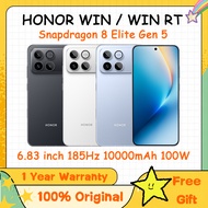 Honor Win Snapdragon 8 Elite Gen 5 10000mAh 80W 185Hz 6.83“ Honor Win RT Snapdragon 8 Elite 6.83“ 18