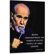 George Carlin Quotes Posters Canvas Painting Wall Art Poster For Bedroom Living Room Decor 08x2inch2