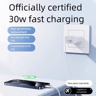 30W fast charger suitable for Apple 15, iPhone 14 Pro plug, 16 data cable, 35W/20W