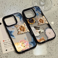 Phone Case For iPhone 13 17 11 15 Pro Max Case iPhone 11 12 16 Pro Max 14 13 Pro Max Acrylic 2 in 1