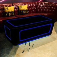Bar Luminous KTV Box Table Stainless Steel Coffee Table NRKM