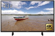 【中古】パナソニック 43V型 液晶テレビ ビエラ TH-43FX600 4K 2018年モデル