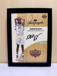 2016-17 Upper Deck Authenticated Supreme Hard Court ANDREW WIGGINS Auto
