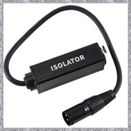 (TFAW) Audio Cable Isolator Noise Ground Loop Audio Isolator XLR Eliminates Female to Male