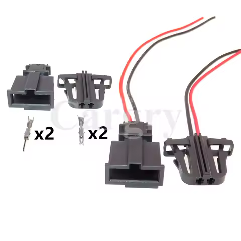 1 Set 2P AC Assembly Automobile Tweeter Speaker Wire Harness Socket For VW Audi 3B0972712 1J0971972 
