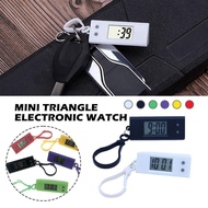 Cartoon Digital Clock Student Mini Electronic Clock Mini Watch Triangle Student Electronic B7i2