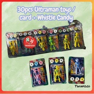 30pcs Leanseng Ultarman Card + Toys + Whistle Candy 3in1 (TF)