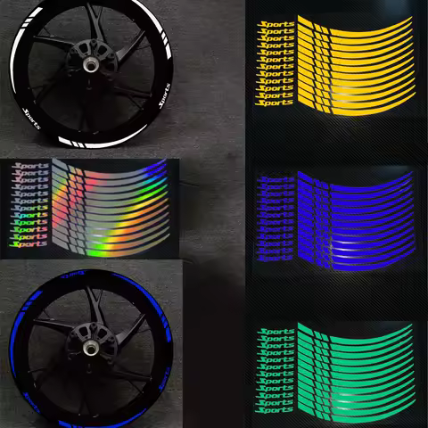 18"19"20"21" Motorcycle Car Wheel Rim Stripe Wheel Decal Tape Sticker Sport Wheel Decals Road Bike R