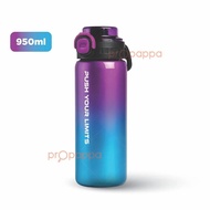 Botol Air Sukan 950ML Botol Air Plastik Mudah Alih Tahan Bocor| Botol Air Plastik 950ML
