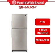Sharp SJ4422MSS 440L J-Tech Inverter Refrigerator 2 Door Fridge