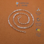 Dây Chuyền Vòng Cổ Bạc Cho Bé Trai Chất Liệu Bạc Ta Sáng Đẹp Trang Sức Trẻ Em JQN B01