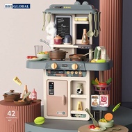 Đồ chơi nấu ăn nhà bếp cao cấp cho bé nhiều chức năng BBTGlobal 889 - TẶNG TẠP DỀ CÓ BAO TAY CHO BÉ