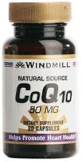 Co-Enzyme Q 10 50 mg Dietary Supplement Capsules by Windmill - 30 ea