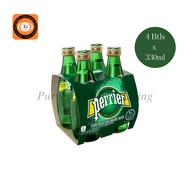 Perrier Sparkling Mineral Water Glass Bottle 330ml & 750ml