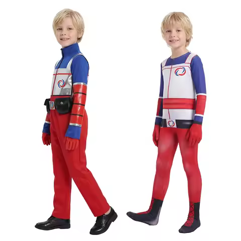 Kids Henry Danger Costume Accessories Henry Cosplay Battle Suit Jacket Eye Mask Outfit Halloween Par