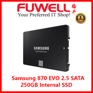 FUWELL - Samsung 870 EVO 2.5 SATA 250GB / 500GB / 1TB / 2TB / 4TB SSD [ 5 Years Warranty ]