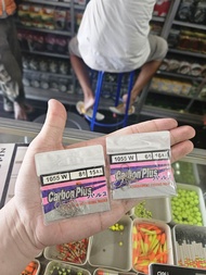 [ GROSIR ] Kail | Mata Kail Pancing CARBON PLUS Murah 1055W Putih Lubang | Size : 0.3 - 12