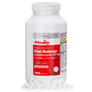 Timely Acetaminophen 325 MG Tablets 1000 Count - Regular Strength Pain Relief - Compared to the acti