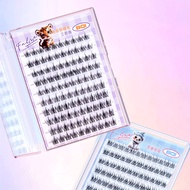 Bqi glue-free lazy sunflower double-action double lashes come with rubber removal bands, beginner cu