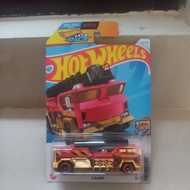 MERAH 5 Red gold hotwheels alarm