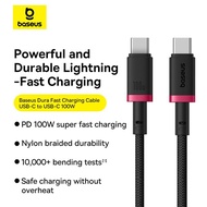 Baseus 100W USB C để loại USB C Cáp PD 100W sạc nhanh USBC TypeC cáp 2m cho iphone15 MacBook Samsung