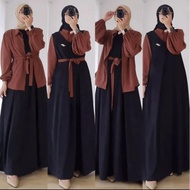Bj Dreas Branded Thick Material Baj Gamid Long Sleeve Robe for Muslim Women Ghamis Deres Teenagers L