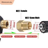 <LOMC>High pressure water pipe connector internal thread M22 to external thread M22-15