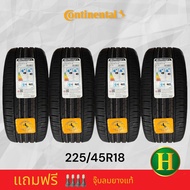 225/45R18 Continental Eco Contact6 ยางใหม่ปี2022 ✅ แถมจุ๊บลมยาง👍 มีรับประกันจากโรงงานนาน7ปี✅❤️