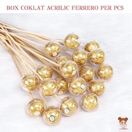 ACRYLIC CHOCOLATE BOX - acrylic Ferrero Rocher flower wrapping candy round Boquet