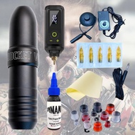 Roket V8 tattoo pen set with rechargeable battery