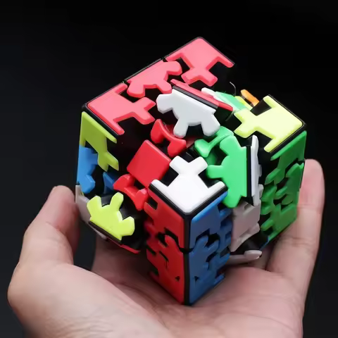 Kids Gear Magic Cube 3x3x3 Mofangge Speed Gear Pyramind Cylinder Sphere Professional Cubo Magico Gea