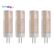 4 Pcs G4 Bulbs 1400-1800k 12V Low Voltage Flame Lamp Atmosphere Decoration Holiday Bulb Chandelier C