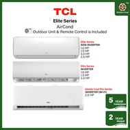 [FREE SHIPPING] TCL Aircond Inverter / Non Inverter Air Conditioner Elite Series Golden Fin